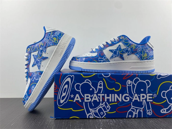 Modern A Bathing Ape Bape Sta Medicom Toy Bearbrick Camo Blue 5326