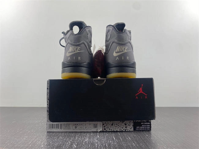 Comfortable Jordan5 Off-White Black CT8480- 5043