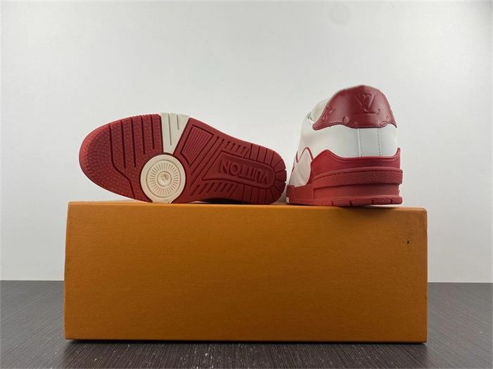 Luis Vitton Trainer White Red Signature 1AAGZO TimelessDesign 1705