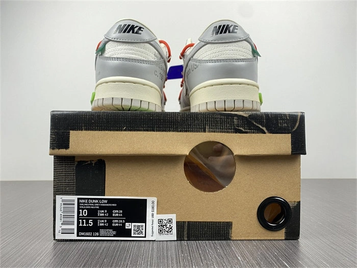 Durable Nike Dunk Low Off-White Lot 23 DM1602- 5087