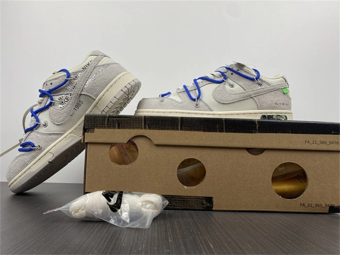 Compact Nike Dunk Low Off-White Lot 32 DJ0950- 5055