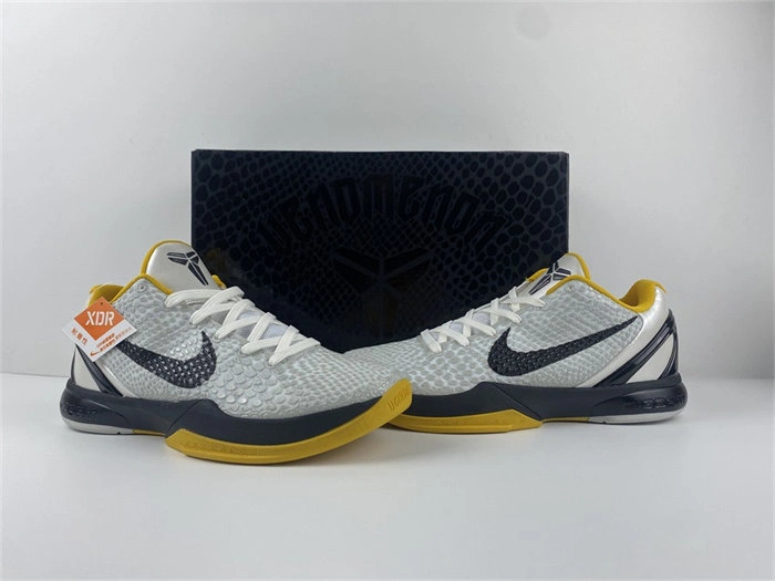Nike Zoom Kobe 6 White Del Sol 436311- Durable 4998